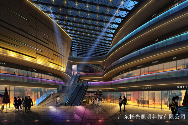 商業入口亮化設計效果圖