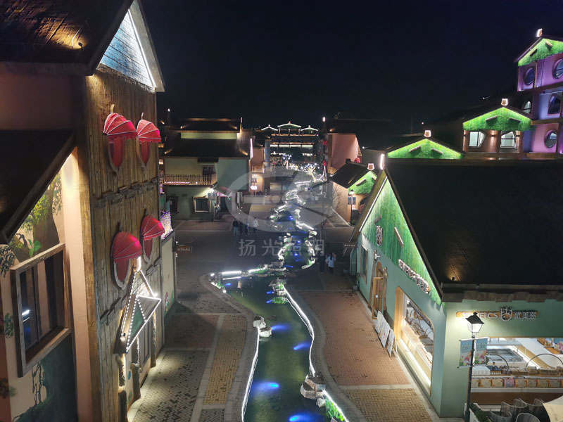 景區景觀照明工程實拍1