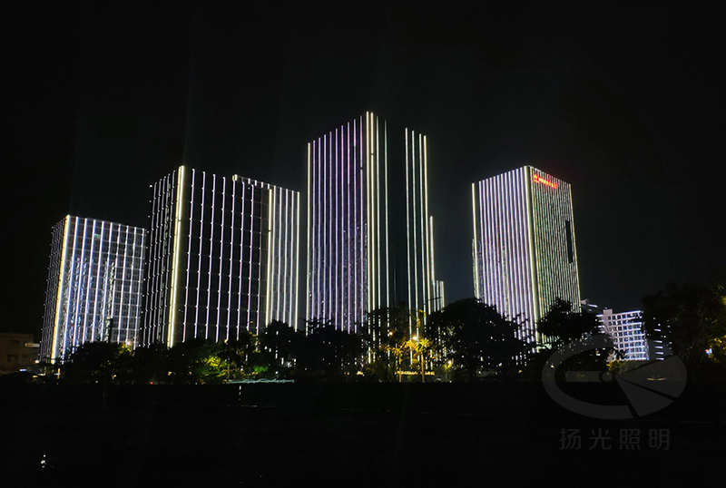 中國鐵建南方總部商業綜合體照明工程實景圖