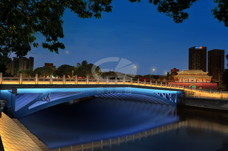 親水步道景觀照明設計效果圖