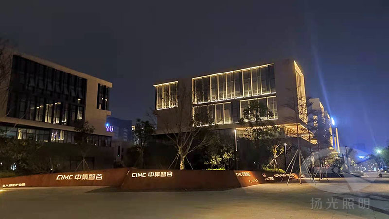 產業園夜景亮化實拍圖