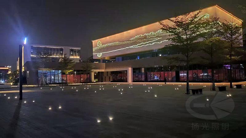 創意谷景觀照明實景圖